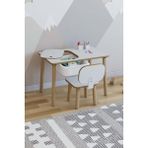 Pofitto Montessori Çocuk Masası - Oyun Masası - Aktivite Masası - Çalışma Masası - Etkinlik Masası - Beyaz