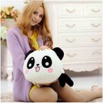 Pofuduk Panda Yastık Yumoş Peluş Ayıcık Sarılmalık Uyku Arkadaşı Dekoratif Hediyelik Eğlenceli Sūrpriz Tatlı Şirin Pandacık