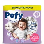 Pofy No:5 Junior 100 Adet Bebek Bezi