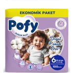 Pofy No:6 XLarge 100 Adet Bebek Bezi