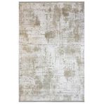 Poinsettia Krem Soyut Modern Geometrik Etnik Desenli Boho Makinada Yıkanabilir Hafif Hav Toz Vermez Leke Tutmaz Kaymaz Taban Dijital Makine Baskı Halı Oturma Odası Salon Yolluk Koridor Mutfak Halısı