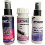 Point Care Siyah Kumaş ve Bez Ayakkabı Boyası 125 Gr. + Sihirli Sıvı + Boya Öncesi Temizlik Sıvısı