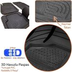 Point Marketing Lada Samara Uyumlu 3D Havuzlu Paspas Takımı 5 Parça - Siyah