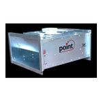 Point P-Kf 40-20A Dikdörtgen Kanal Tipi Fan 960 M3/H (Gri)