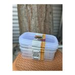 POINTTECH 0508 Derin Dondurucu Ve Buzdolabı Saklama Kabı 3' Lü Set 1200 ml (GIDA TEMASINA UYGUN)