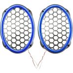 Poke 6x9 inç Oval Ledli Hoparlör Kapak 12V 2 Adet Mavi Renkli Özel Tasarım