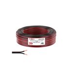 Poke Elektrik Ve Hoparlör Kablosu Kordon 50 Metre 2x0.75 - Siyah