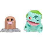 Pokemon Battle Figürler PKW4061 - Diglett ve Bulbasaur