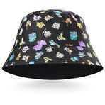 Pokemon beyzbol kepi, çocuk Snapback şapka, çocuk, erkek çocuk, kova şapka, balıkçı şapkası, balıkçı şapkası, balıkçı şapkası, güneş şapkası, Pikachu, Siyah balıkçı şapkası, Tek Beden