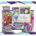 Pokemon Chilling Reign 3 Pack Blister [Snorlax] - Swsh06: Chilling Reign (Swsh06)
