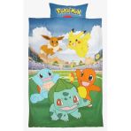 Pokemon Çocuk Nevresim Takımı 155X220 Mavi
