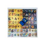 Pokemon Özel Seri Kartlar ve Taşıma Çantası, 3'lü Set, Silver, Black, Gold
