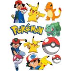 Pokemon Sticker Telefon Laptop Notebook Tablet Defter Matara Stiker Etiket ST949