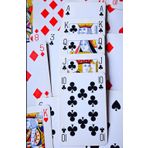 Poker Royal Flush Playing Cards A5 Hardback Lined Glossy Notebook: Poker Stationery, Playing Card Stocking Filler, Poker Stocking Filler