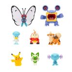 Pokémon Savaş Figürü Çoklu Paket PKW4100 (8PK: Pikachu #7, Fuecoco, Quaxly, Sprigatito, Wooper, Growlite, Butterfree, Loudred)