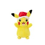 Pokémon Yılbaşı Serisi Pikachu Figür Peluş Oyuncak 20 Cm