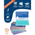Polabook Akıllı Not Kağıdı - 7x10 cm 100 Sayfa - Turkuaz - Yapışkansız Post-it - Turkaz - 7x10cm - Elektrostatik
