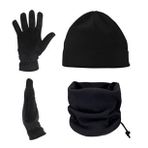 Polar Bere, Boyunluk ve Polar Eldiven - 3'lü Set - ERKEK