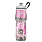 Polar Bottle Island Blossom Matara, Unisex, Siyah/Mor, 700Cc