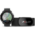 Polar Grit X2 Pro Premium Outdoor Saati Nıght Black S-L - Hr H10 - Siyah