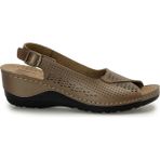 Polaris 167248.Z Bronz Kadın Düz Sandalet - Altın