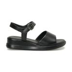 Polaris 327091.z Siyah Kadın Dolgu Topuk Sandalet 000000000102251529