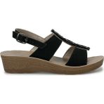 Polaris 409036.Z Siyah Kadın Comfort Sandalet