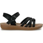 Polaris 409043.Z Siyah Kadın Comfort Sandalet