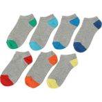 Polaris Color Part 7 Lı Ptk-B 5pr Grı Multı Erkek Çocuk 5'li Patik Çorap - 2 - 4 - Gri