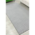 Polaris Halı Delüx Üstün Kalite Kaymaz Taban Yolluk Halı Gri - 100 x 240 cm