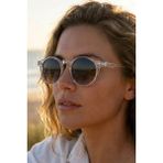 Polarize Şeffaf Unisex Güneş Gözlüğü 1368 C0000 - TR90 Esnek Dayanıklı Çerçeve - Beyaz