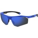 Polaroıd Pld 7055/S - FLL68QG Blue Mırror Polarızed Hıgh Contrast Erkek Güneş Gözlüğü - Mavi