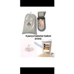 polat pet 4 parça hamster bakım seti(tuvalet kumu1kg,kum kabı,banyo kumu1kg,banyo kum kabı)