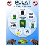 Polat Pro 1000 mt 10-15 Dönüm Güneş Panelli Elektrikli Çit