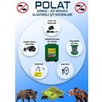 Polat Pro 220V 2000 mt 20-25 Dönüm Adaptörlü Elektrikli Çit