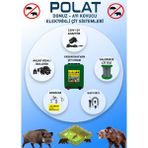 Polat Pro 220V 500 mt 5-10 Dönüm Adaptörlü Elektrikli Çit