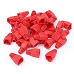 Polaxtor Kırmızı 100 Adet RJ45 Cat 5 Cat 6 Kılıf