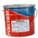 Polchem Selülozik Mat Siyah 2.5 lt Son Kat Boya