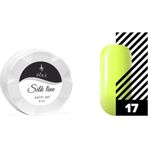 Pole Professional Jel boya & Nail art/dizayn Silk line 17 neon sarı 6 ml.