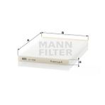 POLEN FILTRESI QASHQAI 2007-2013 J10 X TRAIL T31 2007-2013 MANN CU1936