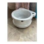 Polen Stone Beyaz Mermer Doğal Taş hamam kurnası