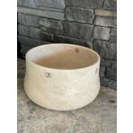POLEN STONE Traverten Doğal Taş Armut Model hamam kurnası
