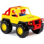 Polesie Oyuncak Safari Jeep 36643, Çocuklar Için Figürlü Oyuncak Jeep - Sarı