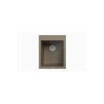 POLEX Cristalüx Granit Evye P-05 Toprak Tezgah Altı Ve Tezgah Üstü Kare Mutfak Evyesi 41x51cm