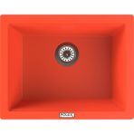 POLEX Cristalüx Granit Evye P-09 Turuncu Tezgah Altı Ve Tezgah Üstü Kare Mutfak Evyesi 55,5x43,5cm