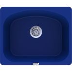 POLEX Cristalüx Granit Evye P-OL60 Mavi Tezgah Altı Ve Tezgah Üstü Kare Mutfak Evyesi 60x49,5cm