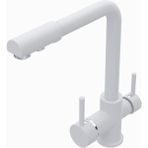 Polex Cristalux Lux Arıtmalı Beyaz Mutfak Evye Bataryası