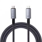 Polham 1MT USB3.2 100W Thunderbolt Type-C to Type-C Şarj, Data ve 8K 60Hz Görüntü Aktarım Kablosu