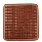 polham mobile 43x43 CM Terletmez Bambu Koltuk Minderi, Oto Koltuk, Ofis Koltuğu İçin Terlezmez Yapışmaz Minder