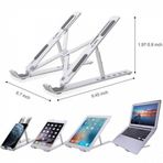 Polham Taşınabilir Katlanılabilir Bilgisayar Standı Laptop Standı Tablet Tutucu İpad Tutucu Stand